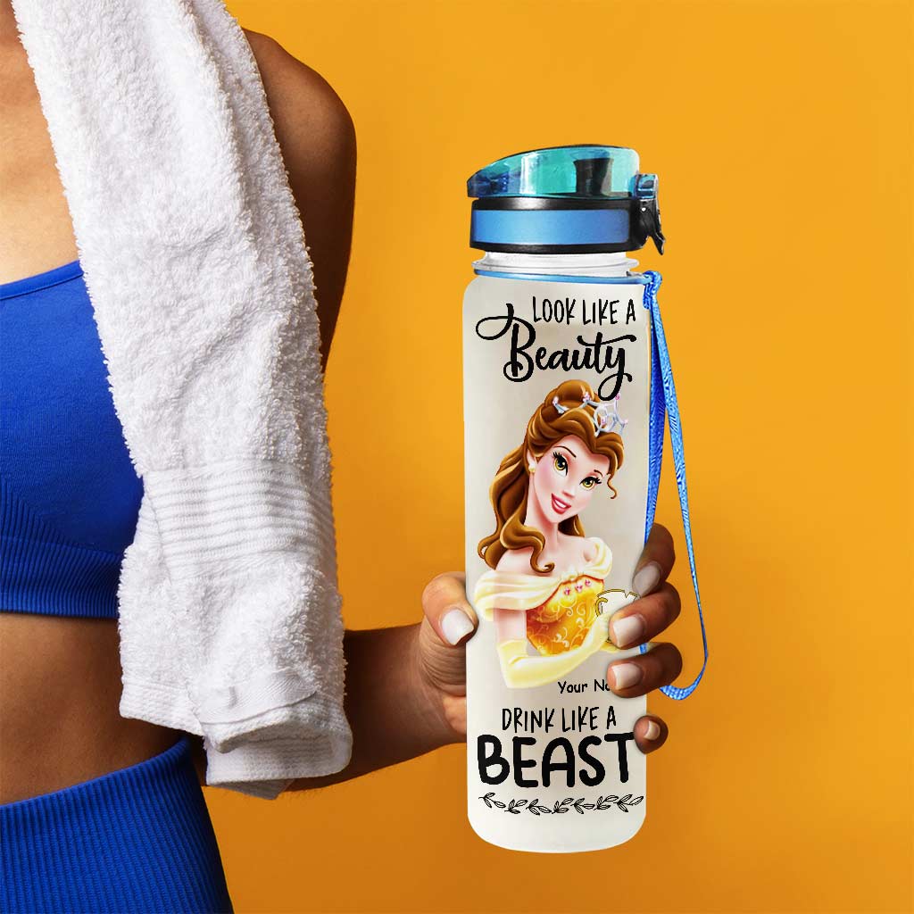Personalized Water Tracker Bottle with Infuser for Hydration Gift