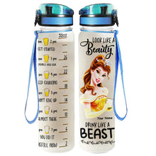 Load image into Gallery viewer, Personalized Water Tracker Bottle with Infuser for Hydration Gift
