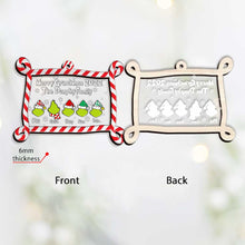 Load image into Gallery viewer, Personalized Merry Grinchmas Ornament Family Gift 2022
