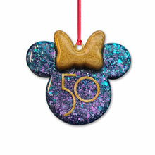 Load image into Gallery viewer, Personalized 50th Anniversary Mickey Mouse Ornament Custom Gift
