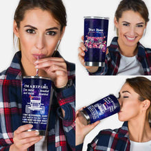 Load image into Gallery viewer, Personalized Jeep Girl Tumbler Custom Name 20oz Drinkware Gift
