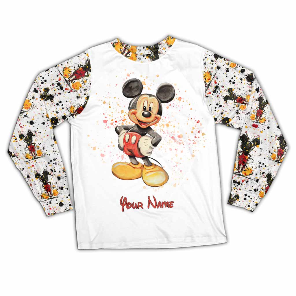 Personalized Mouse Pajamas Set Custom Name Gift for Kids