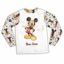 Load image into Gallery viewer, Personalized Mouse Pajamas Set Custom Name Gift for Kids
