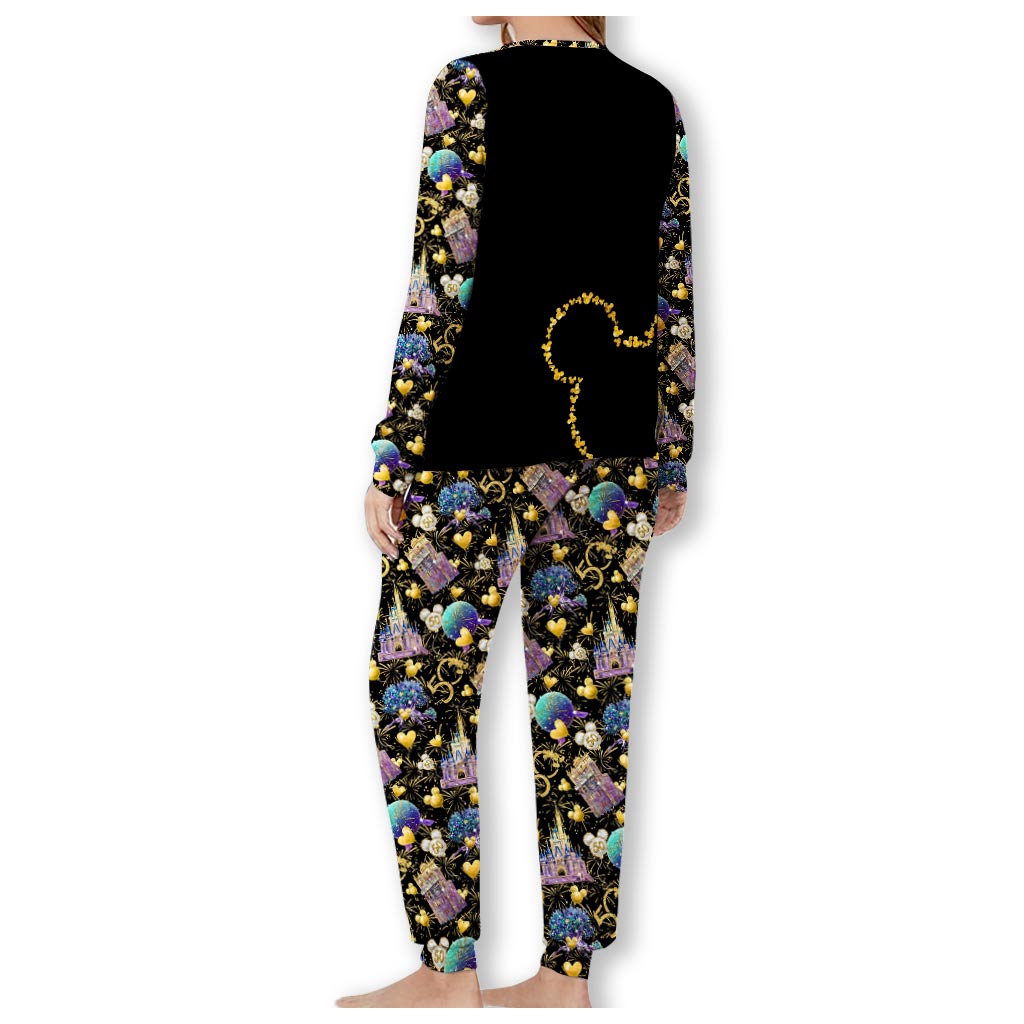 Personalized 50th Anniversary Mouse Pajamas Set for Family
