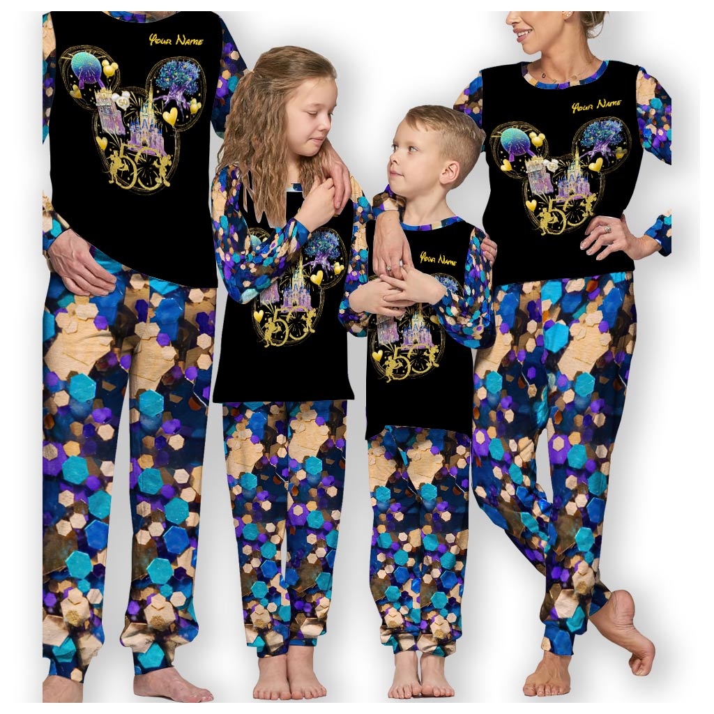 Personalized Mouse Pajamas Set with Custom Name for Kids