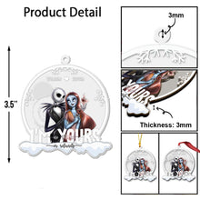 Load image into Gallery viewer, Personalized Transparent Christmas Ornament Custom Couple Gift
