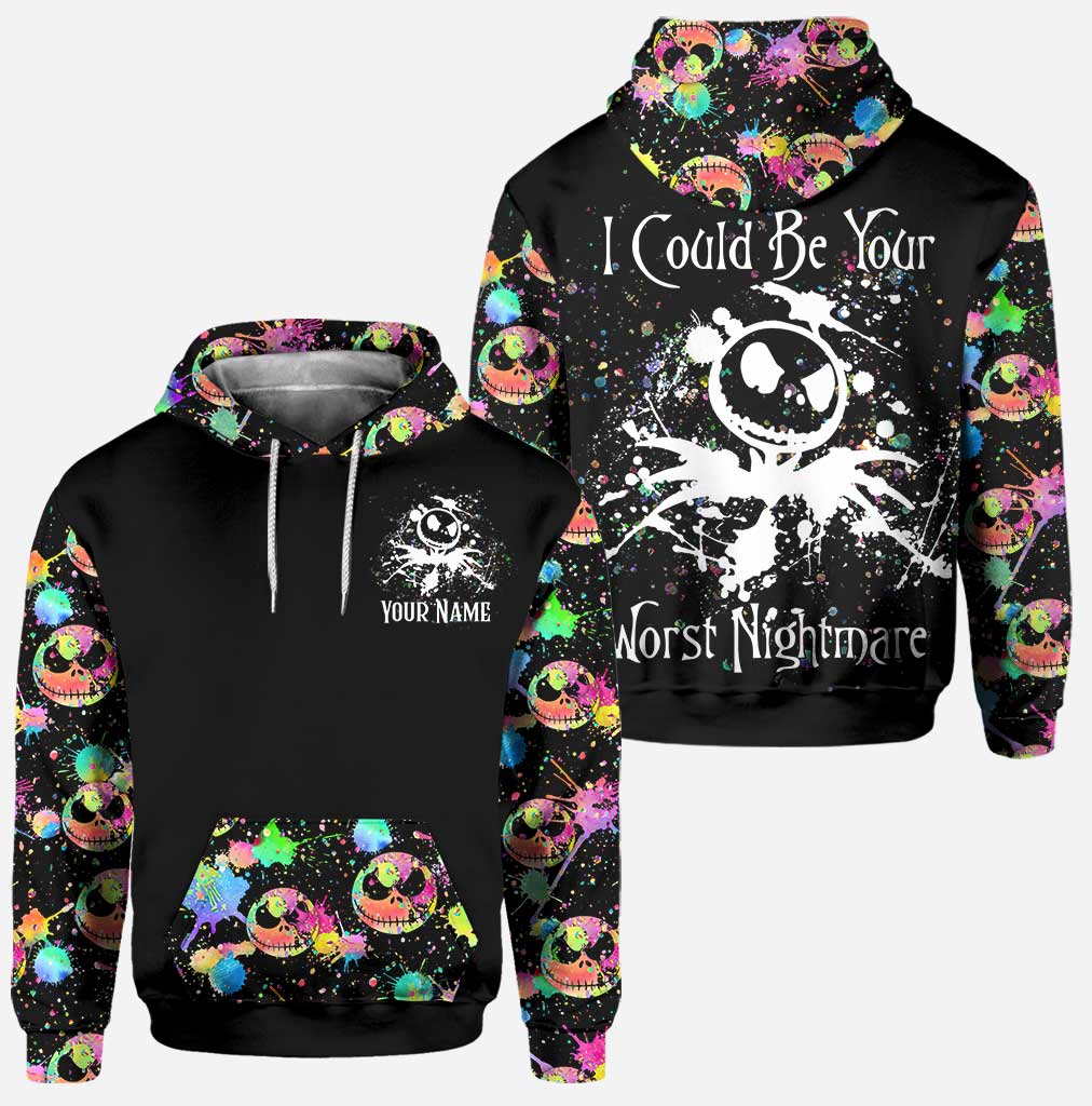 Personalized Nightmare Hoodie and Leggings Custom Name Gift