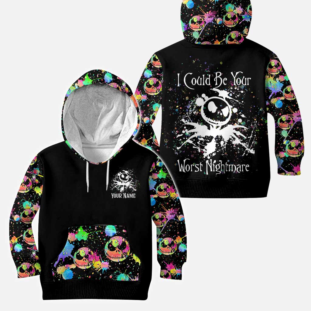 Personalized Nightmare Hoodie and Leggings Custom Name Gift