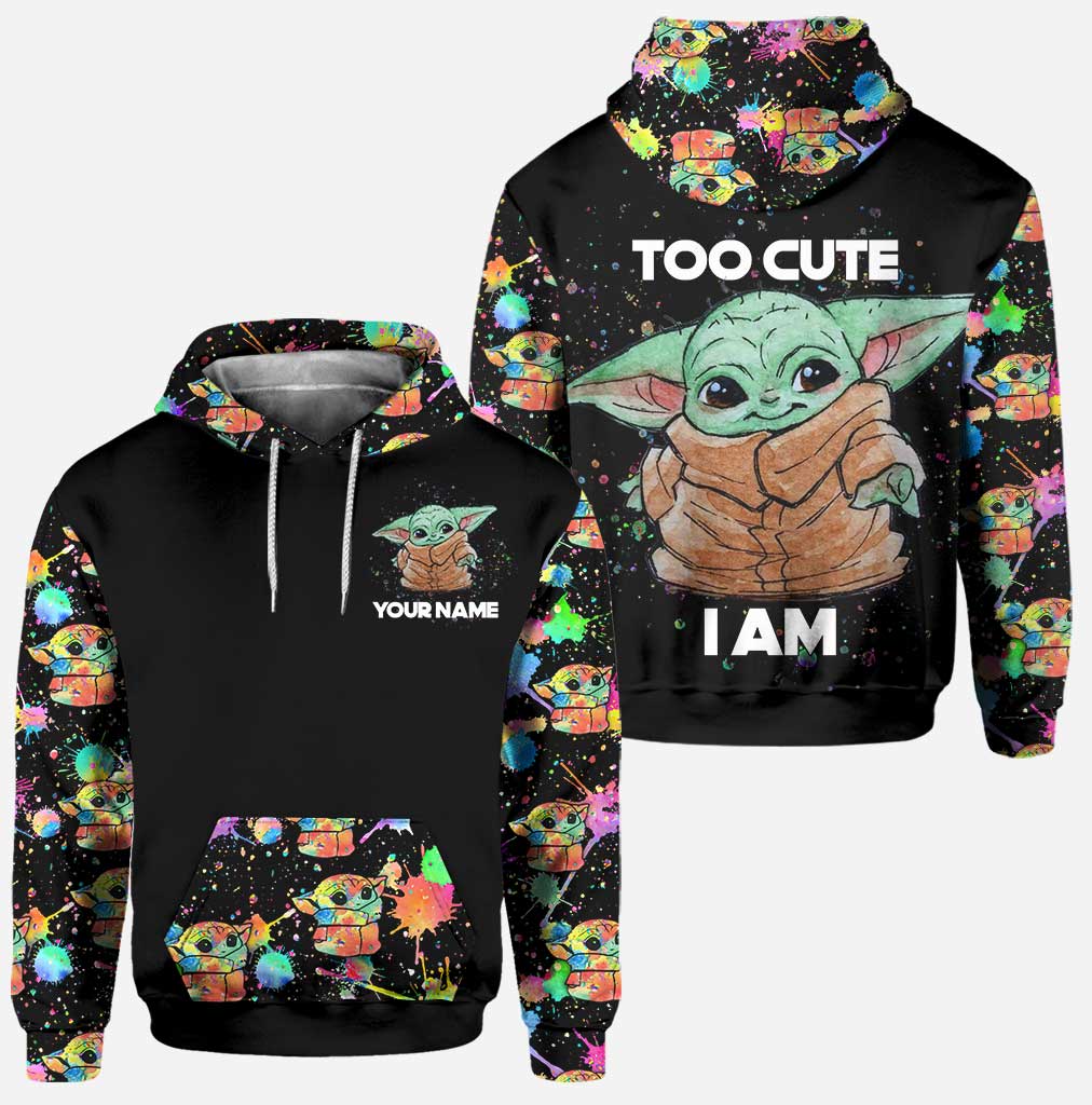 Personalized The Force Hoodie and Leggings Set for Kids