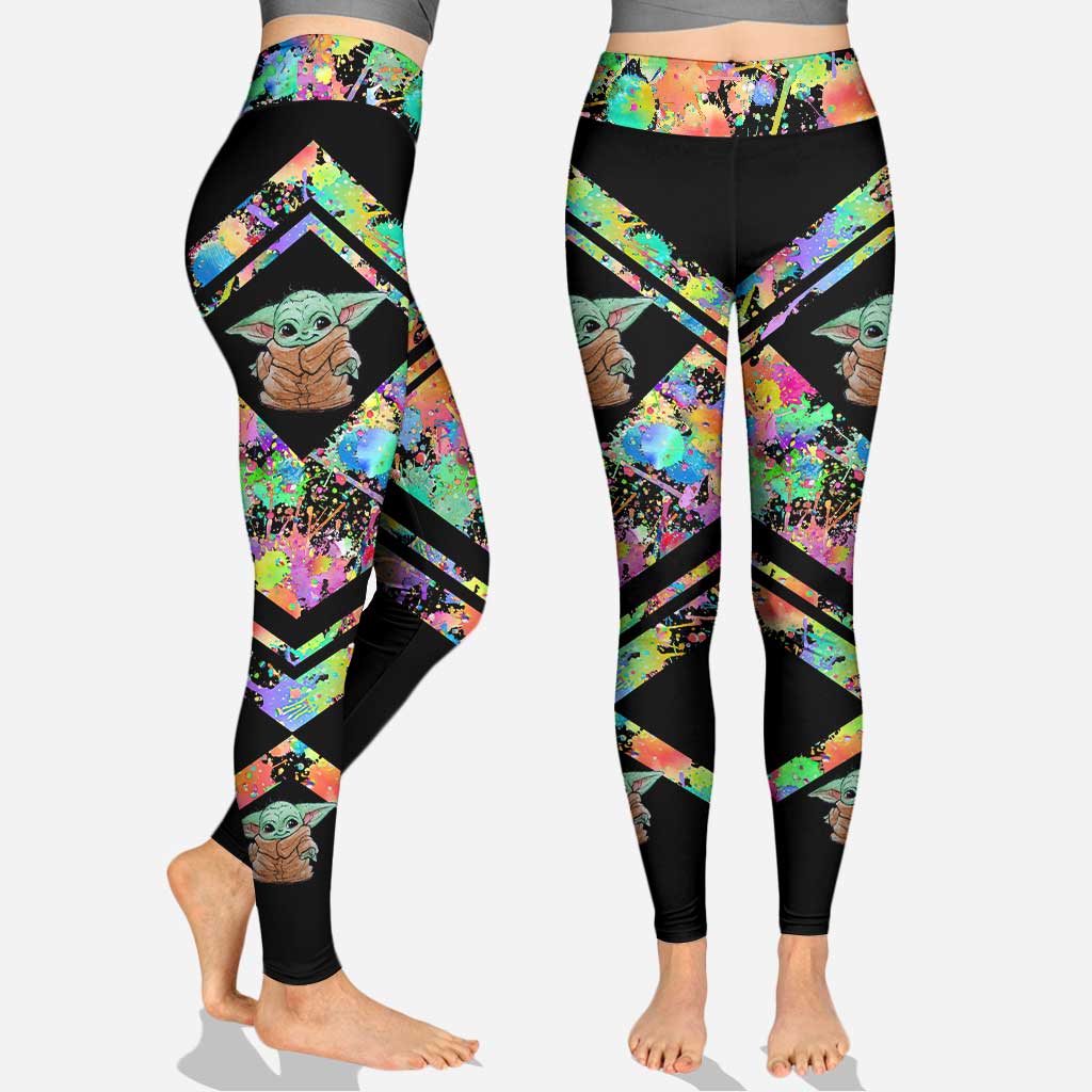 Personalized The Force Hoodie and Leggings Set for Kids