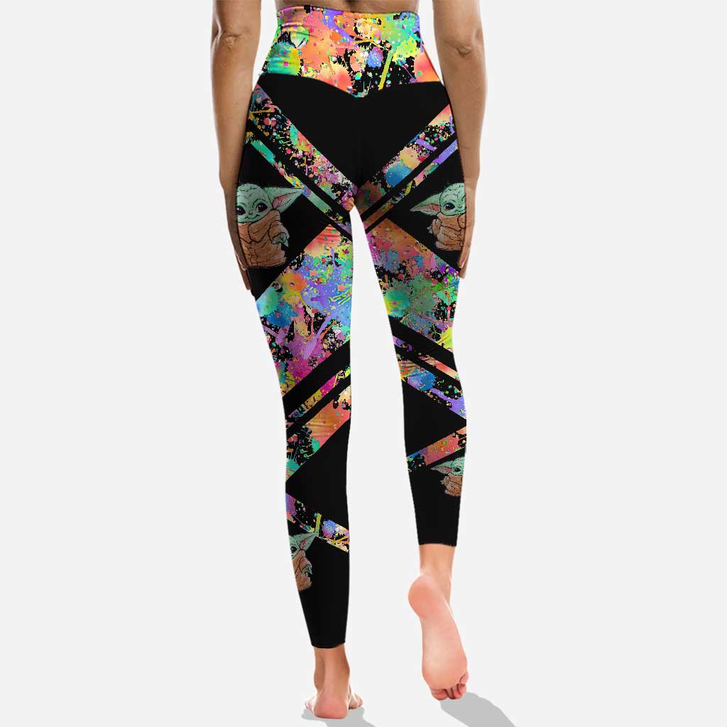 Personalized The Force Hoodie and Leggings Set for Kids