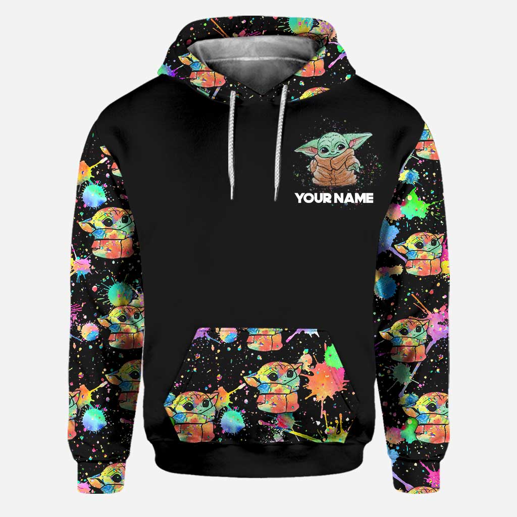 Personalized The Force Hoodie and Leggings Set for Kids