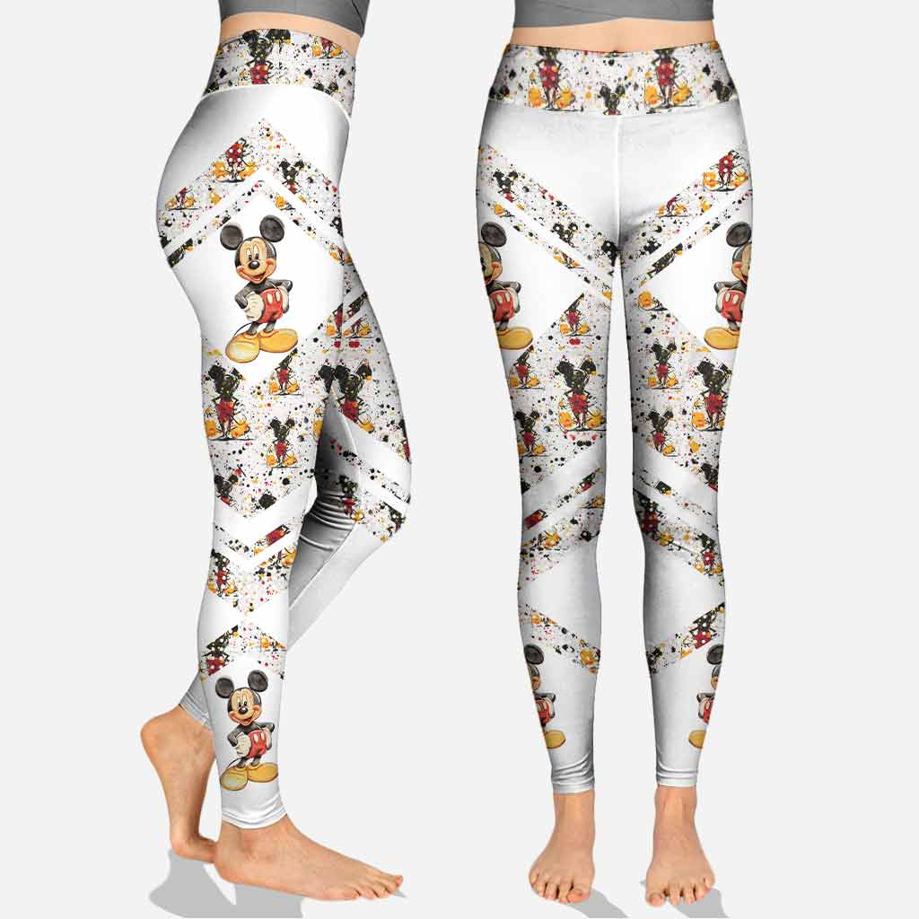 Personalized Mouse Ears Hoodie and Leggings Set for Kids, Custom Name Birthday Gift