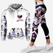 Load image into Gallery viewer, Personalized Mouse Ears Hoodie and Leggings Set for Kids Birthday Gift
