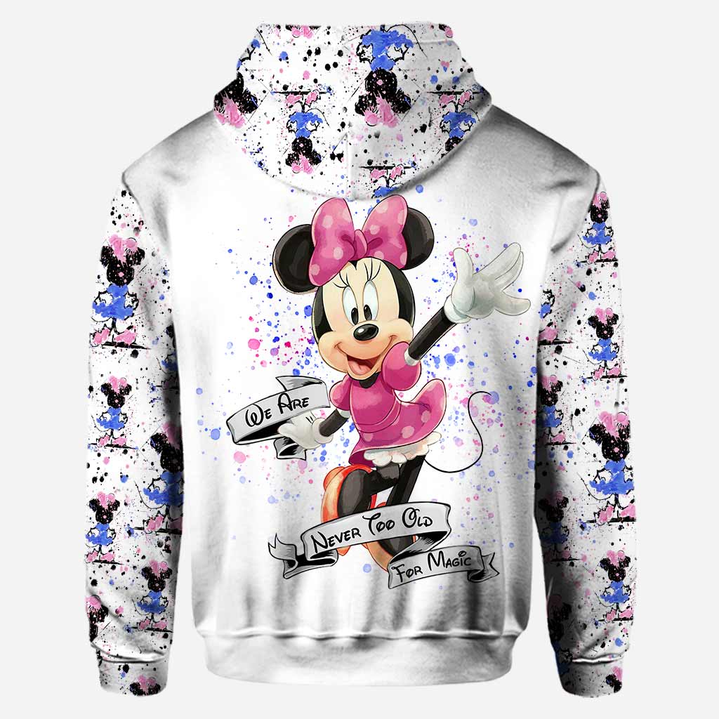 Personalized Mouse Ears Hoodie and Leggings Set for Kids Birthday Gift