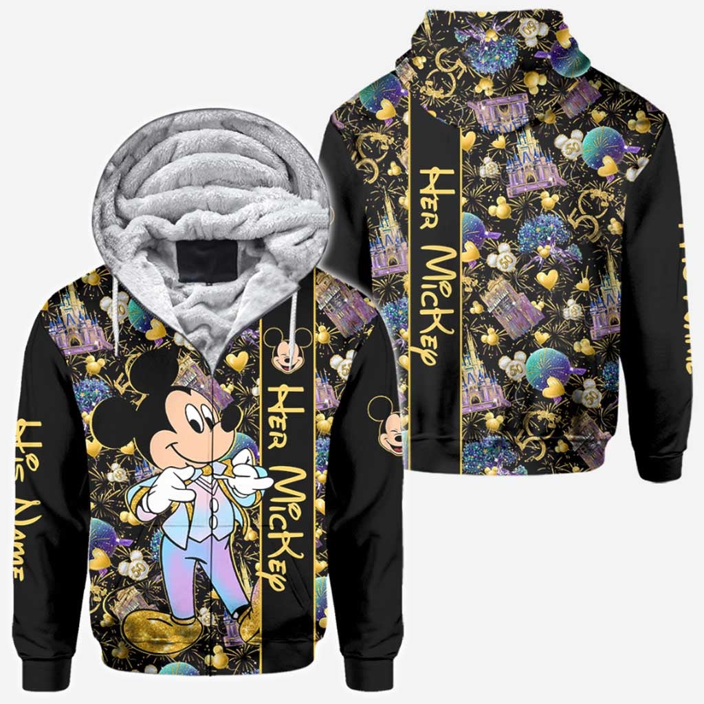 Personalized All Over T-shirt and Hoodie for Couples | Engagement Gift