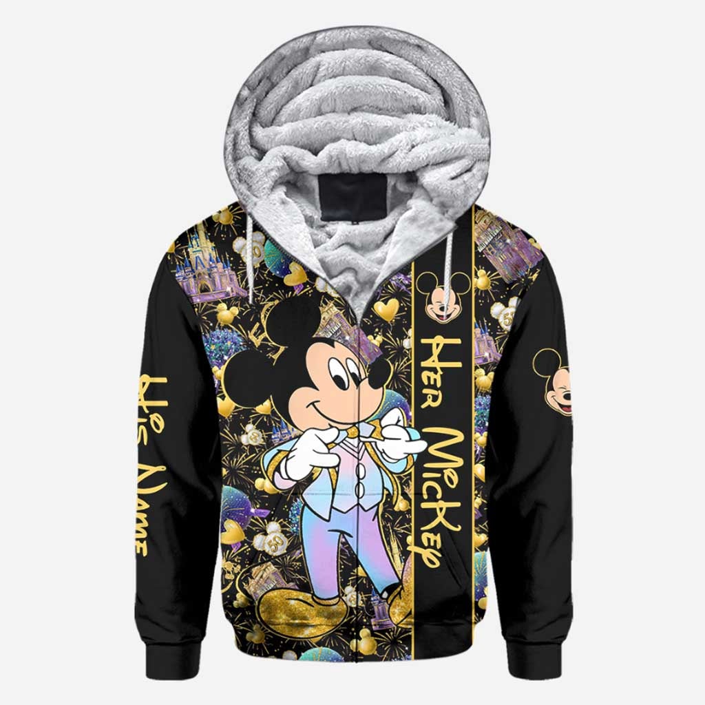 Personalized All Over T-shirt and Hoodie for Couples | Engagement Gift