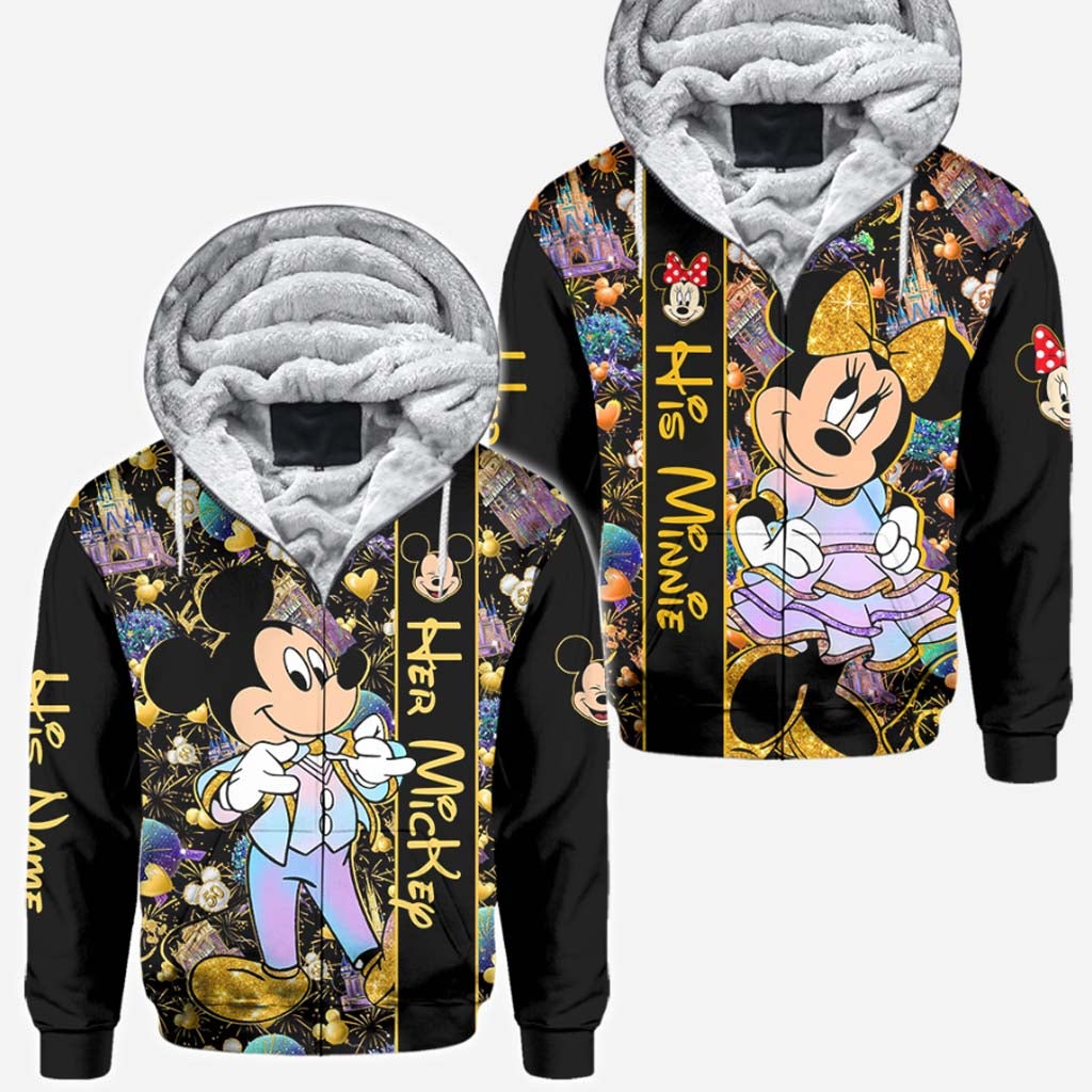 Personalized All Over T-shirt and Hoodie for Couples | Engagement Gift