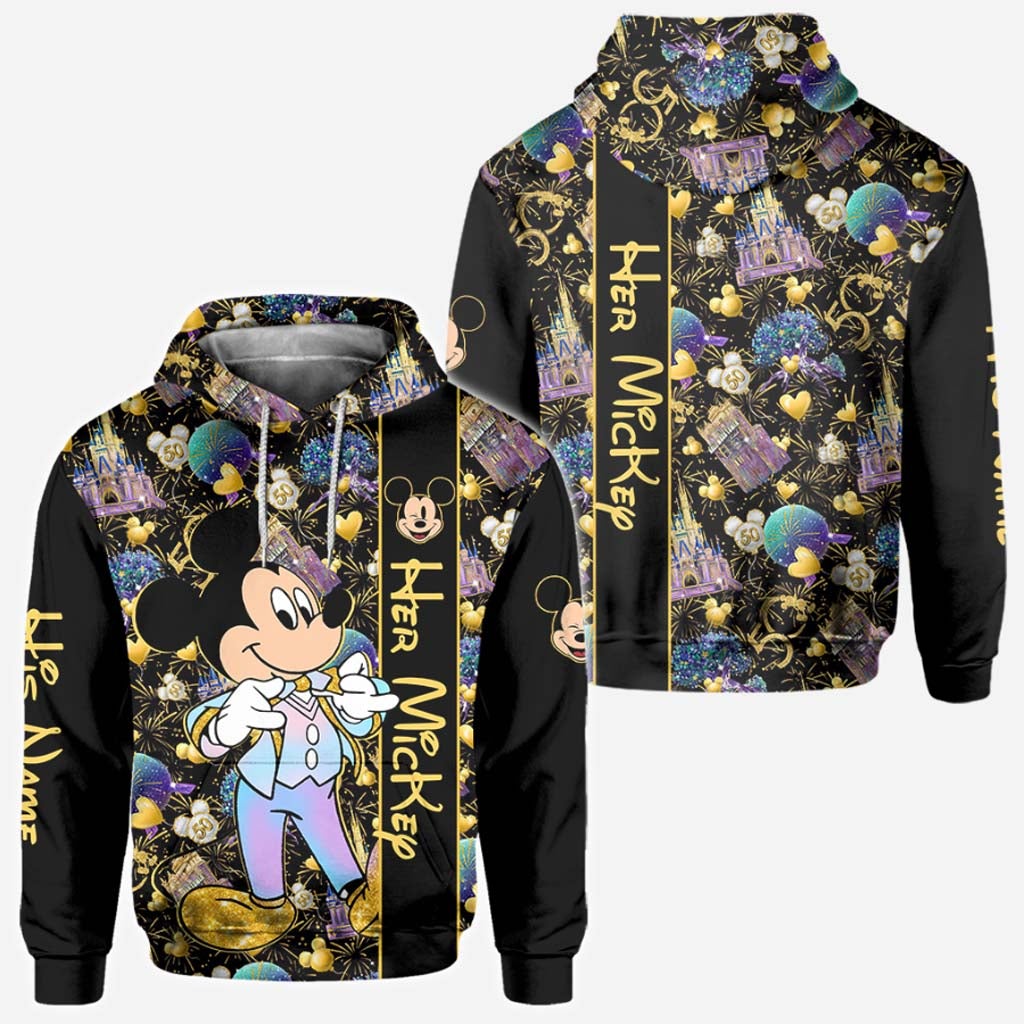 Personalized All Over T-shirt and Hoodie for Couples | Engagement Gift