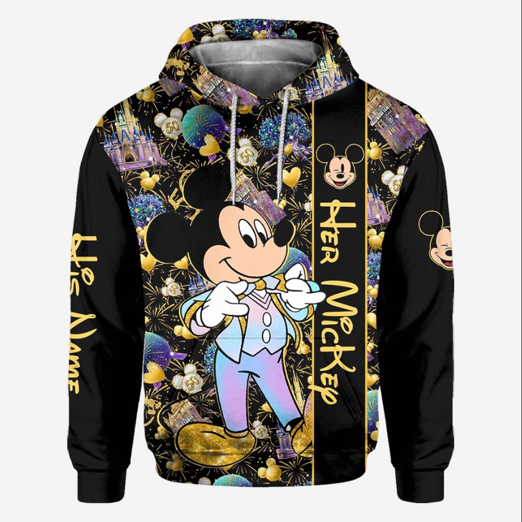 Personalized All Over T-shirt and Hoodie for Couples | Engagement Gift