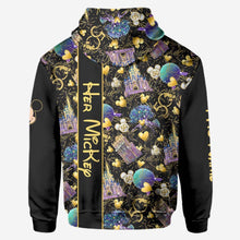 Load image into Gallery viewer, Personalized All Over T-shirt and Hoodie for Couples | Engagement Gift

