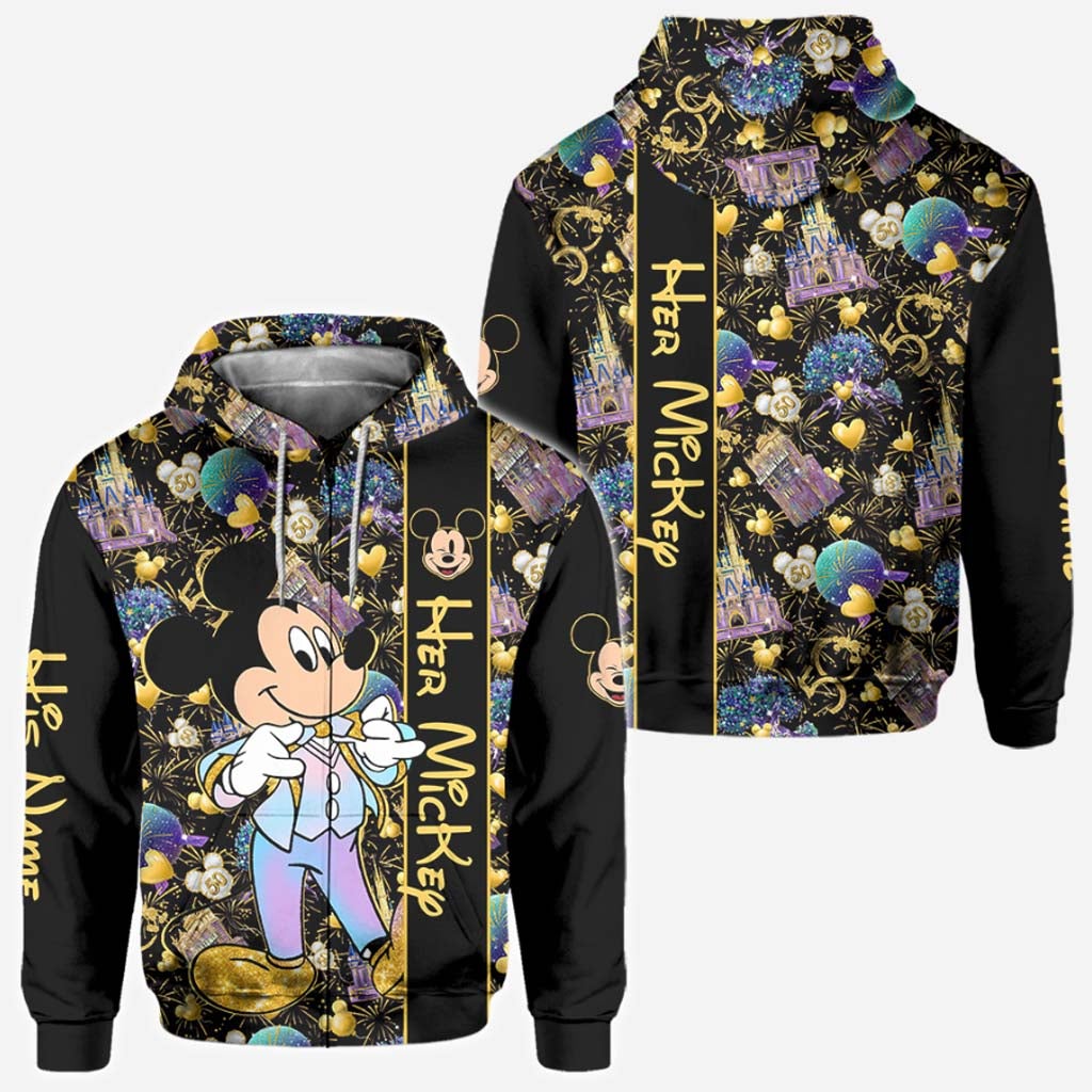Personalized All Over T-shirt and Hoodie for Couples | Engagement Gift
