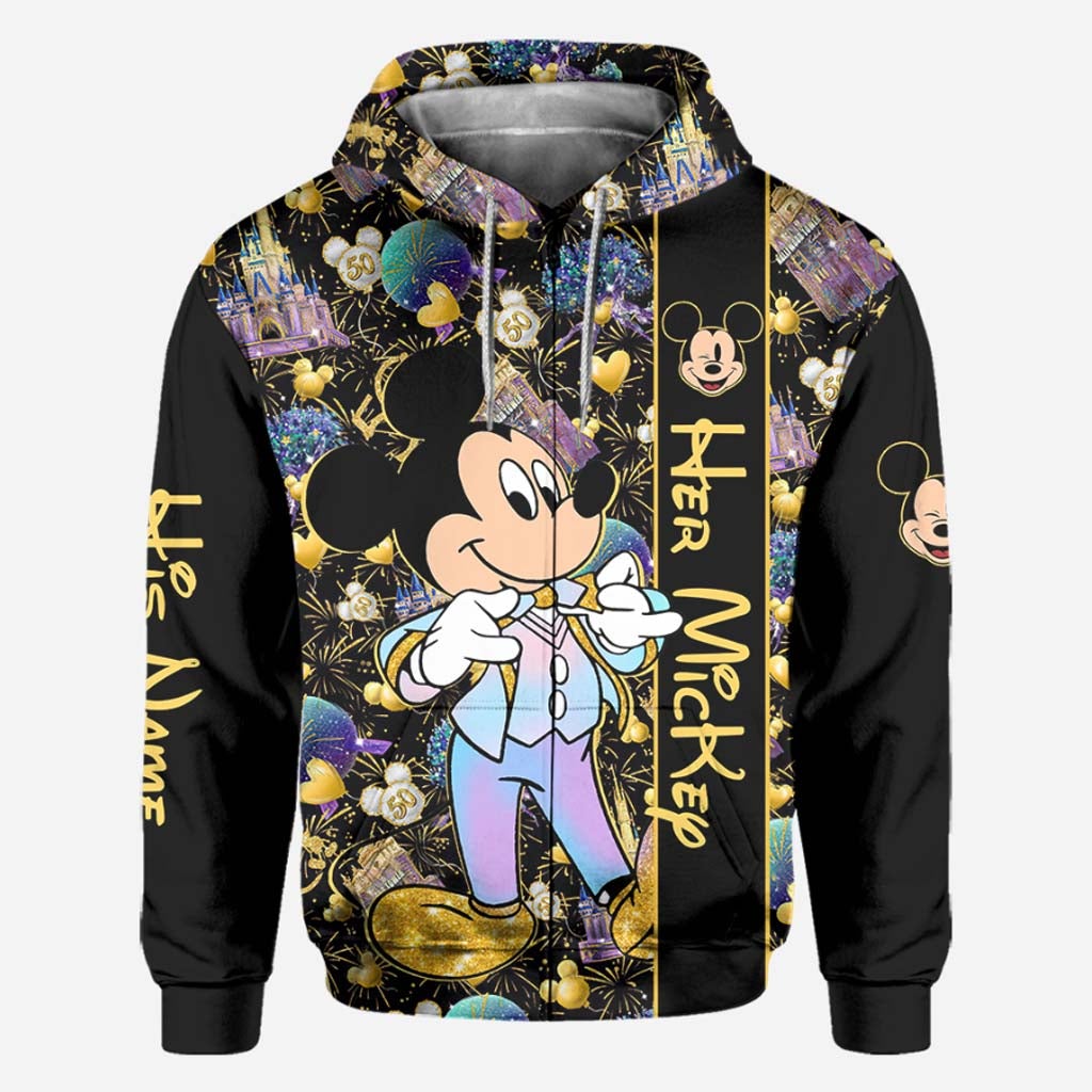 Personalized All Over T-shirt and Hoodie for Couples | Engagement Gift