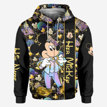 Load image into Gallery viewer, Personalized All Over T-shirt and Hoodie for Couples | Engagement Gift
