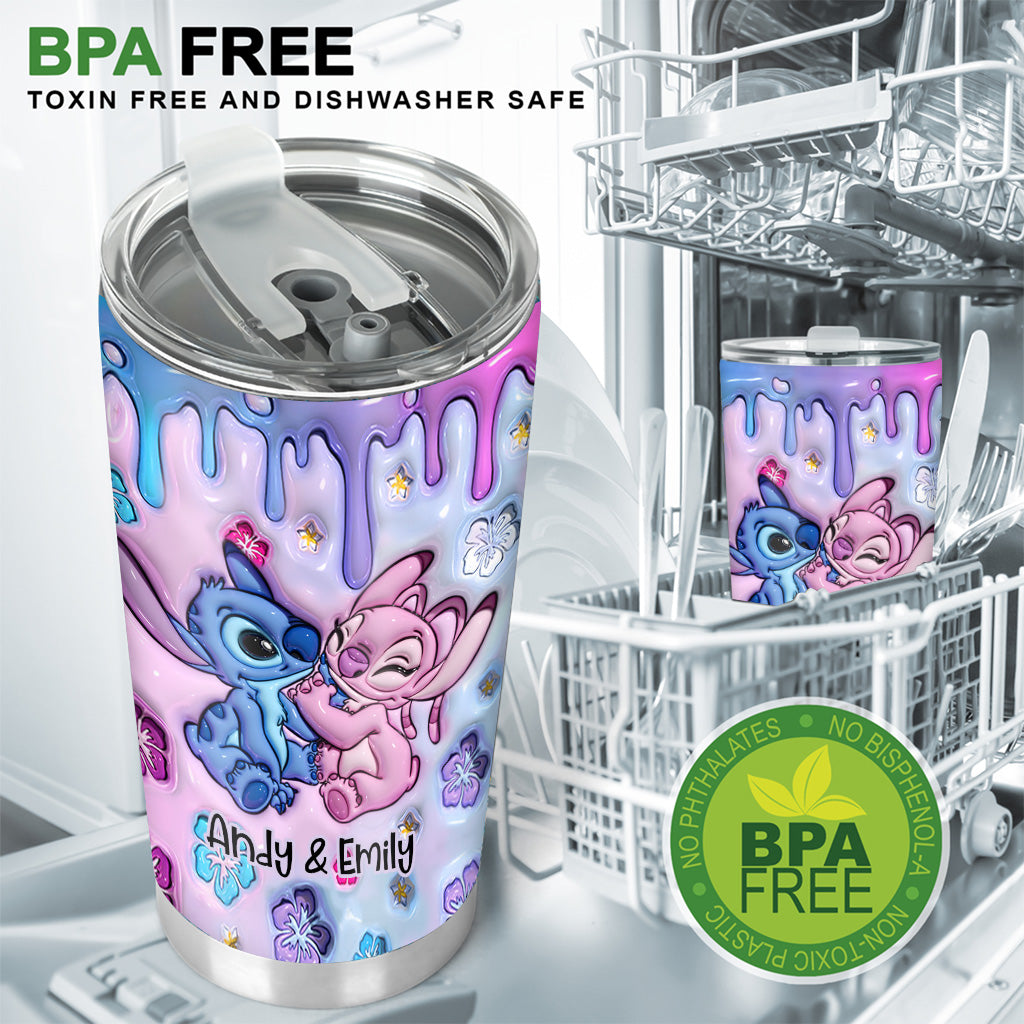 Personalized Ohana Tumbler Custom Couple Gift for Weddings