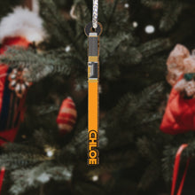 Load image into Gallery viewer, Personalized Star Wars Lightsaber Ornament Custom Name Christmas Gift
