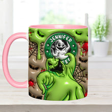 Load image into Gallery viewer, Personalized Halloween Accent Mug Custom Name Gift Idea
