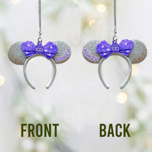 Load image into Gallery viewer, Personalized Disney 100 Mouse Car Ornament Custom Name Gift
