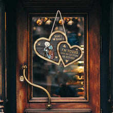 Load image into Gallery viewer, Personalized Couple Wood Sign Custom Heart Design Gift
