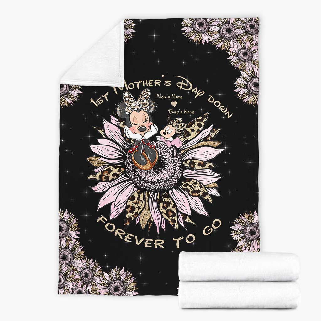 Personalized Mother's Day Blanket Custom Name Gift for Mom