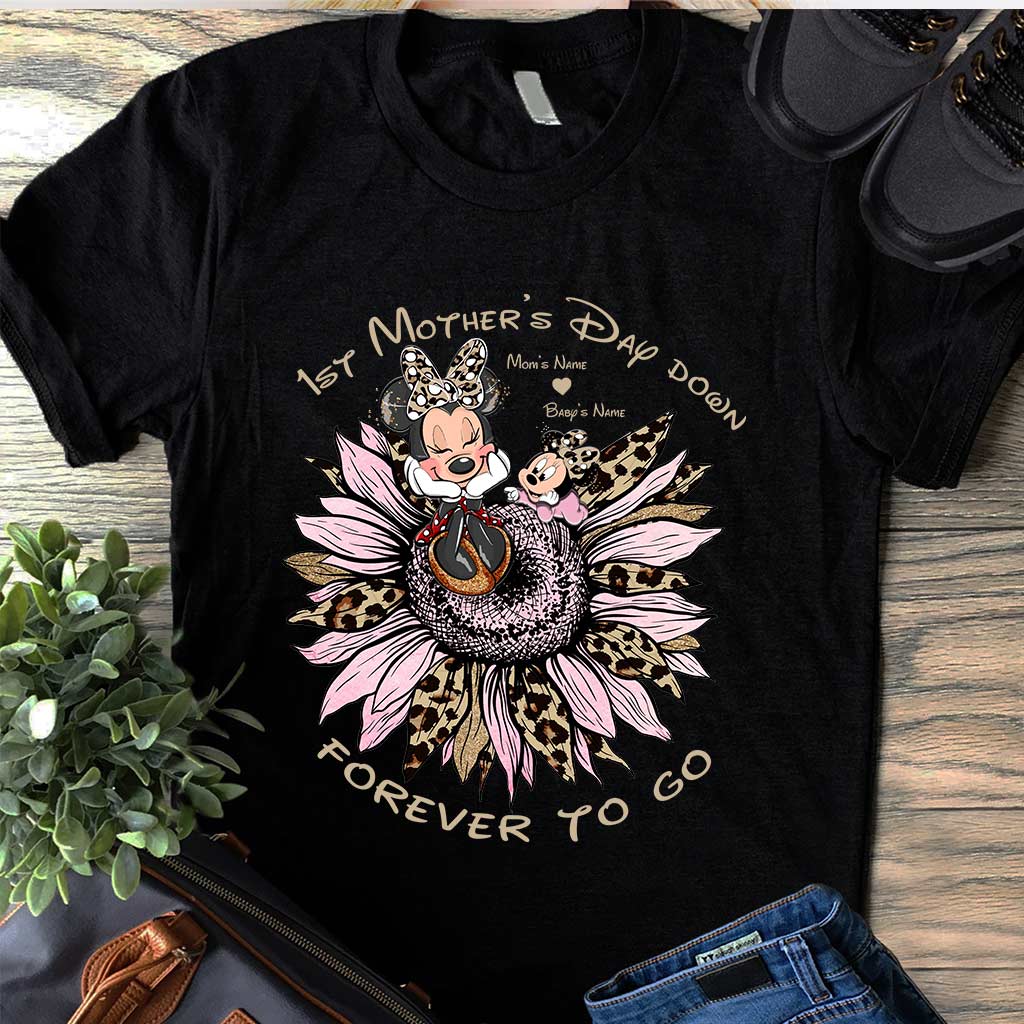 Personalized 1st Mother's Day T-Shirt & Hoodie with Names