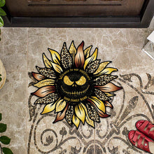 Load image into Gallery viewer, Personalized Welcome to Our Nightmare Shaped Doormat for Family
