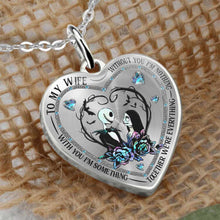 Load image into Gallery viewer, Personalized Heart Pendant Necklace for Wife with Custom Engraving
