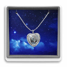 Load image into Gallery viewer, Personalized Sterling Silver Heart Pendant Necklace Gift for Her
