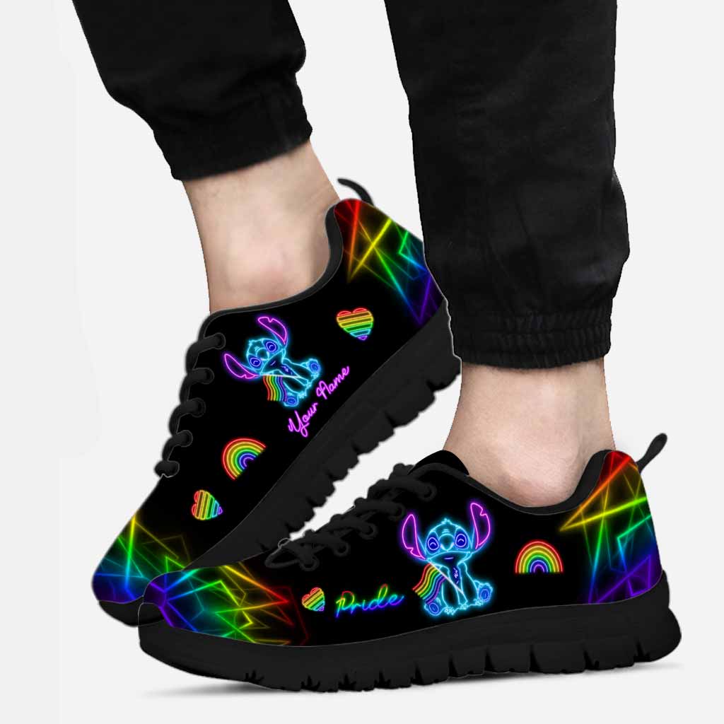 Personalized Rainbow Pride Sneakers Custom LGBT Gift