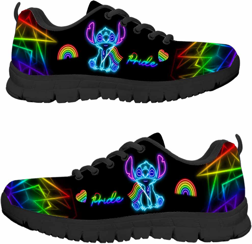 Personalized Rainbow Pride Sneakers Custom LGBT Gift
