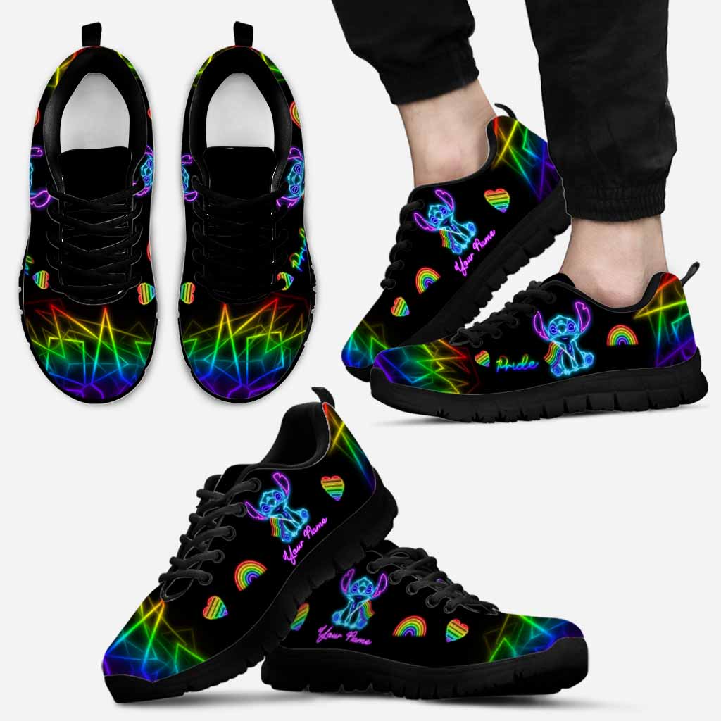 Personalized Rainbow Pride Sneakers Custom LGBT Gift