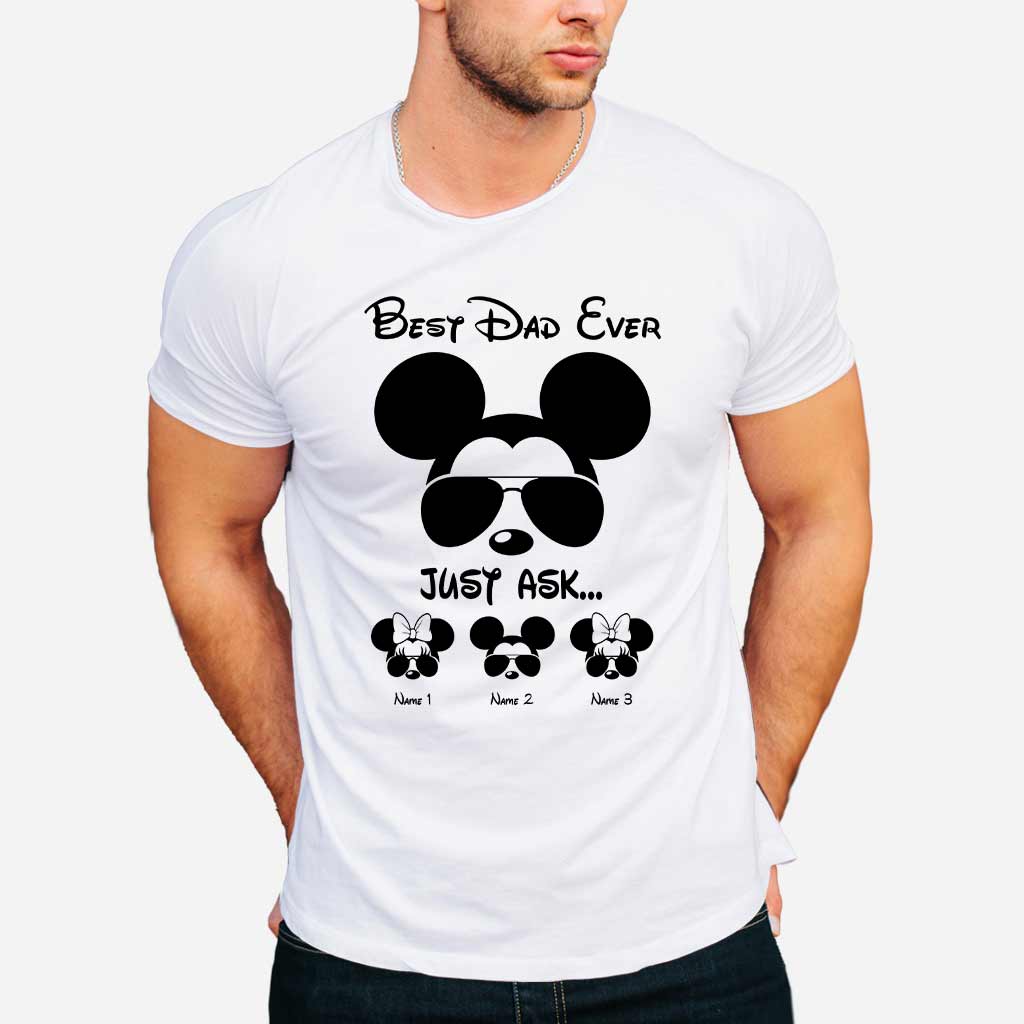 Personalized Mickey Mouse T-shirt & Hoodie Gift for Dad's Day