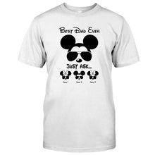 Load image into Gallery viewer, Personalized Mickey Mouse T-shirt &amp; Hoodie Gift for Dad's Day
