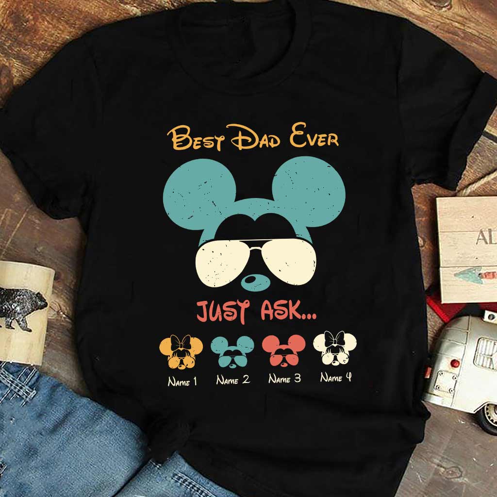 Personalized Father's Day Mouse T-Shirt & Hoodie Gift for Dad