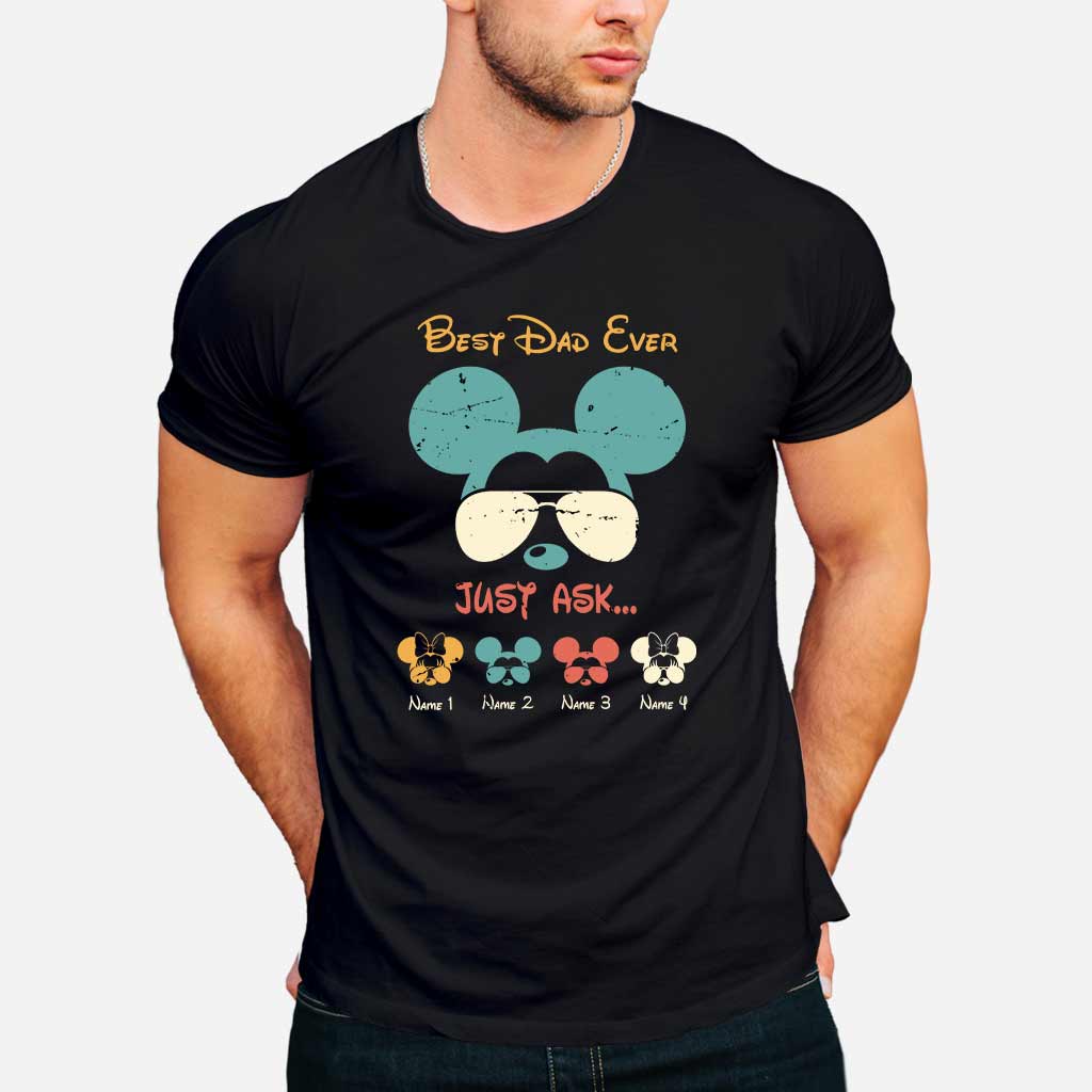 Personalized Father's Day Mouse T-Shirt & Hoodie Gift for Dad