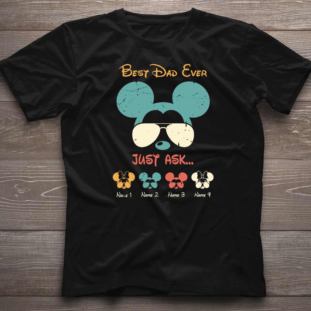 Personalized Father's Day Mouse T-Shirt & Hoodie Gift for Dad
