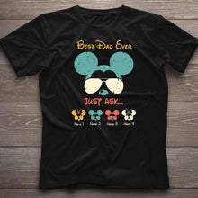 Load image into Gallery viewer, Personalized Father's Day Mouse T-Shirt &amp; Hoodie Gift for Dad
