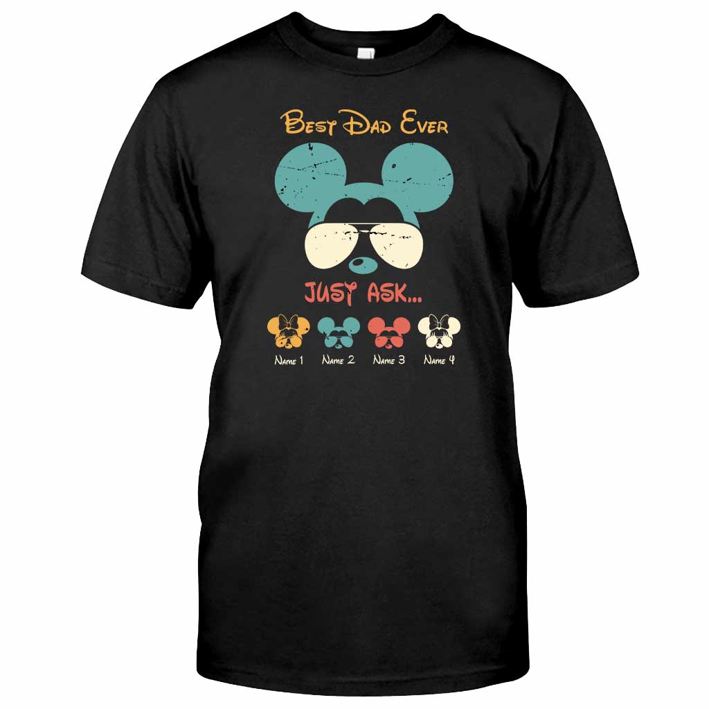 Personalized Father's Day Mouse T-Shirt & Hoodie Gift for Dad