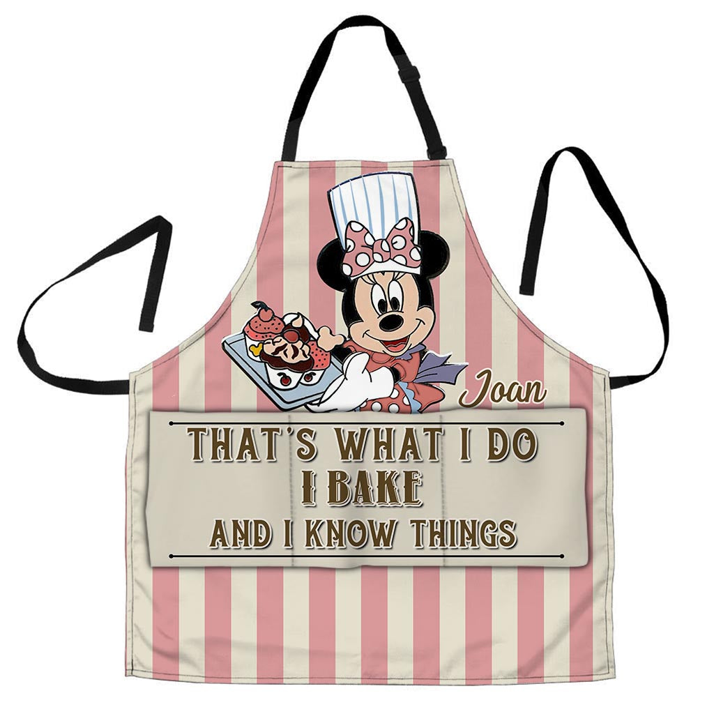 Personalized Baking Apron with Custom Name, Fun Gift for Mom, Christmas Occasion
