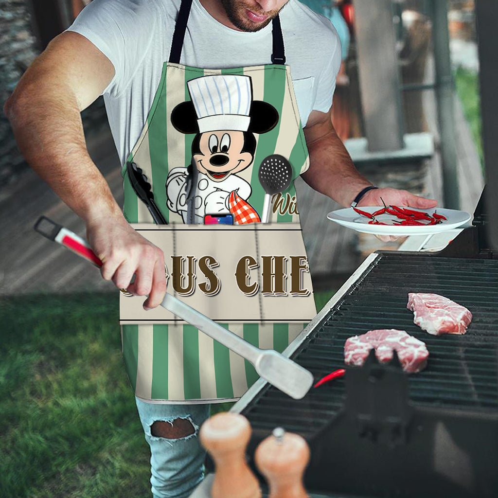 Personalized Head Chef Apron with Custom Name – Great Gift for Mom